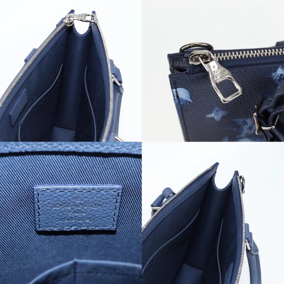 LOUIS VUITTON Monogram Watercolor Sac Plat Messenger Bag M57843 LV Auth BA1721M - Picture 14 of 15